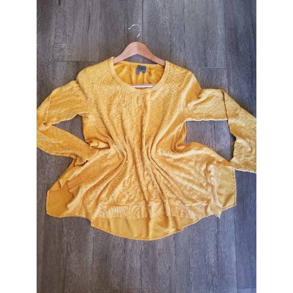 Anthropologie - Left of Center asymmetrical blouse